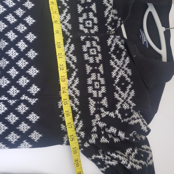 Lands'End NWOT Woman’s 1/3 Zipp Fleece Sweater Jacket M/T 10-12 Casual Holidays - Picture 6 of 11